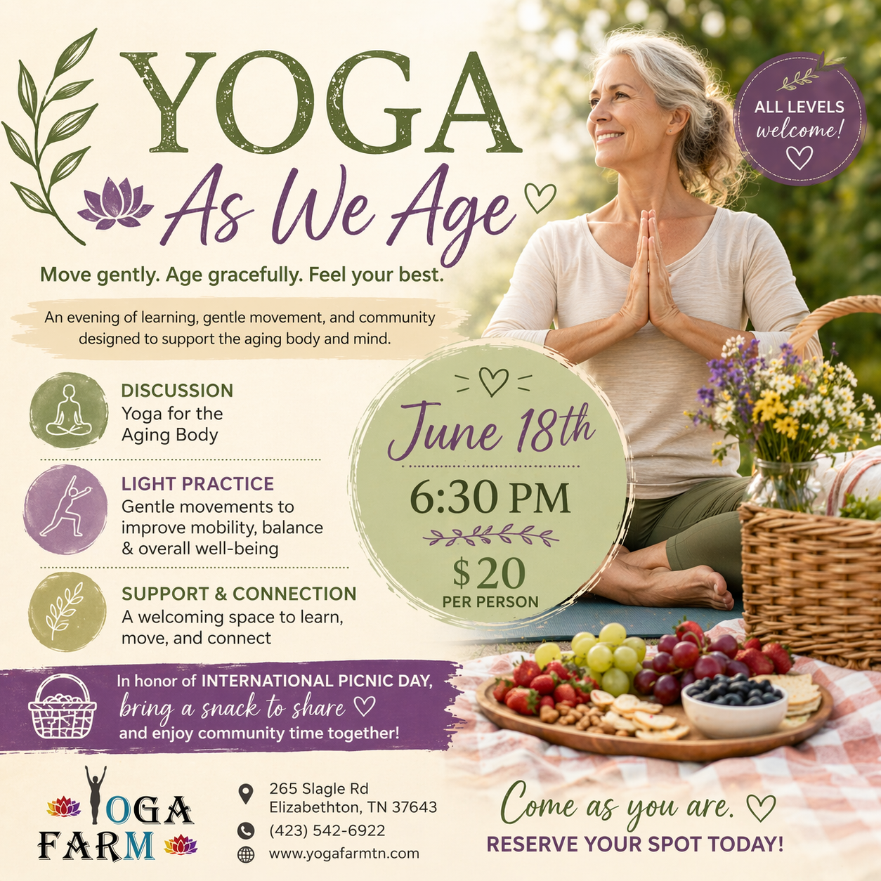 Yoga As We Age