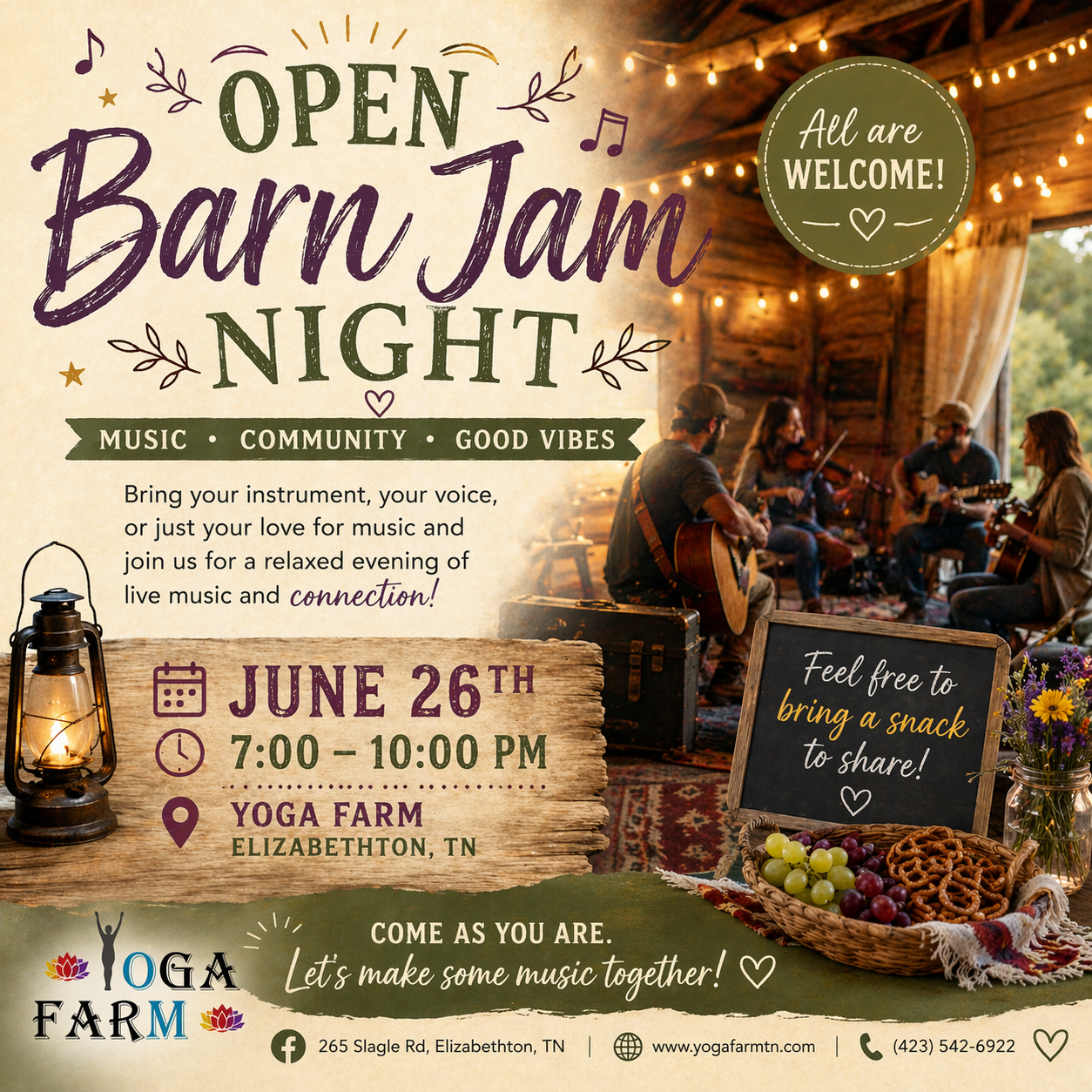 Community Barn Jam 