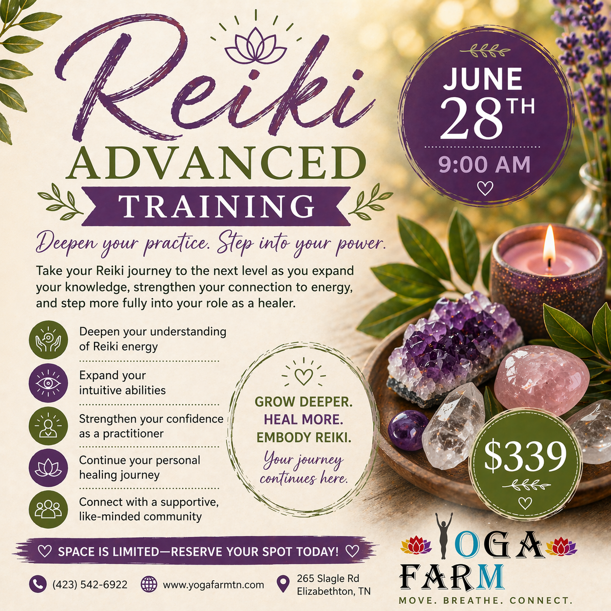 Reiki Advanced Training