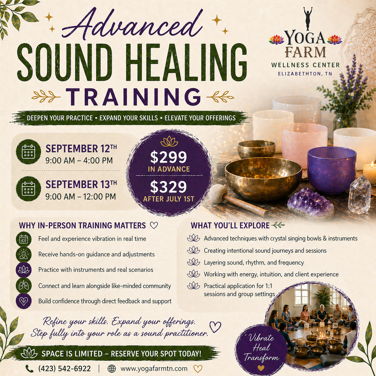 Sound Healing Level 2 Training