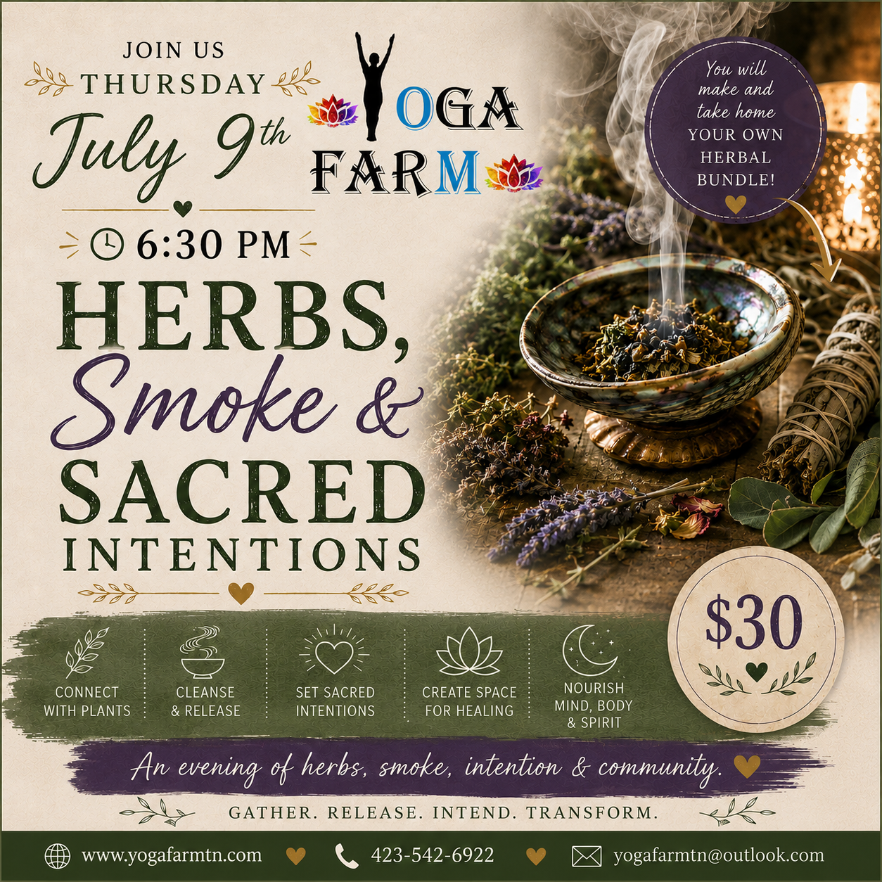Herbs, Smoke & Sacred Intentions