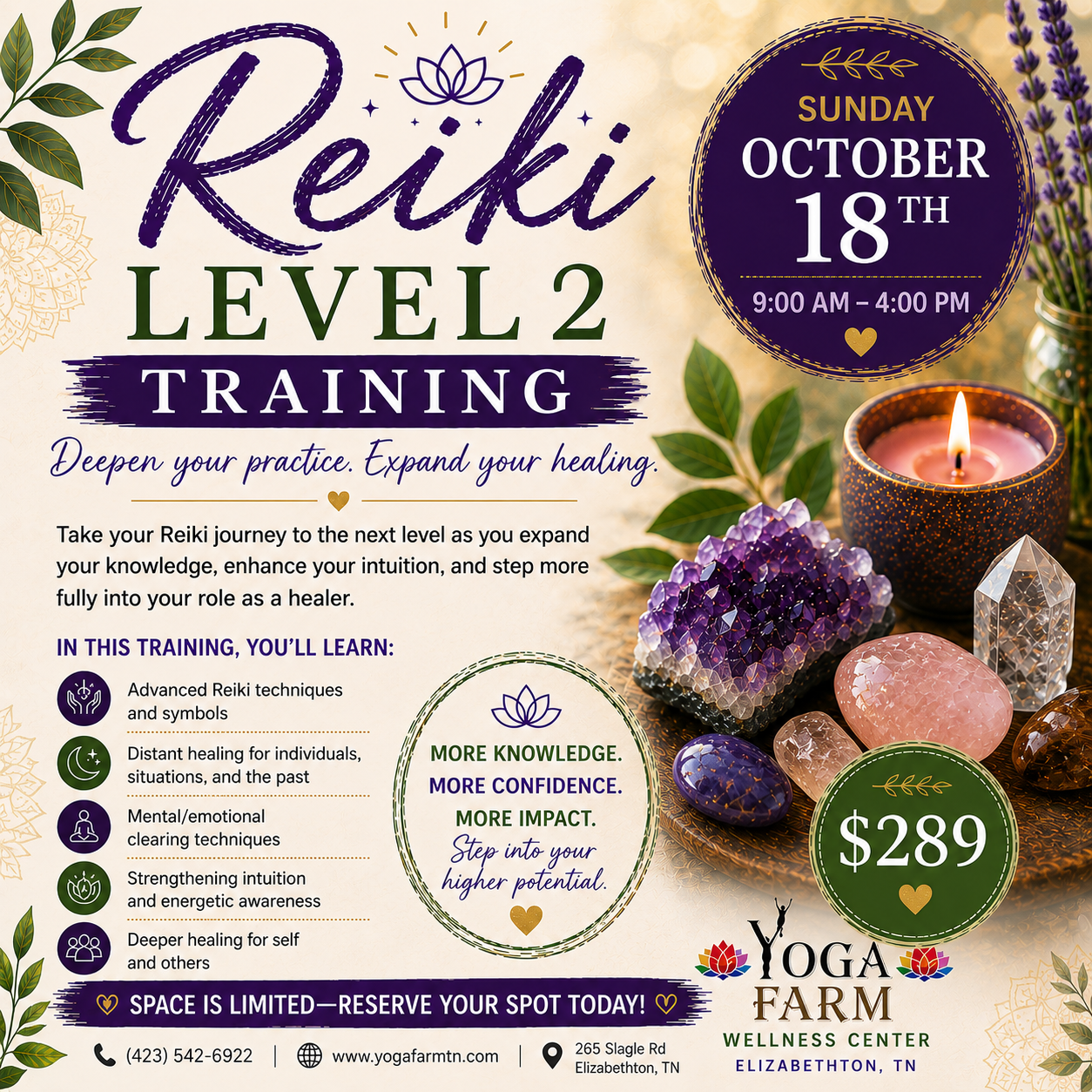 Reiki Level 2 Training 