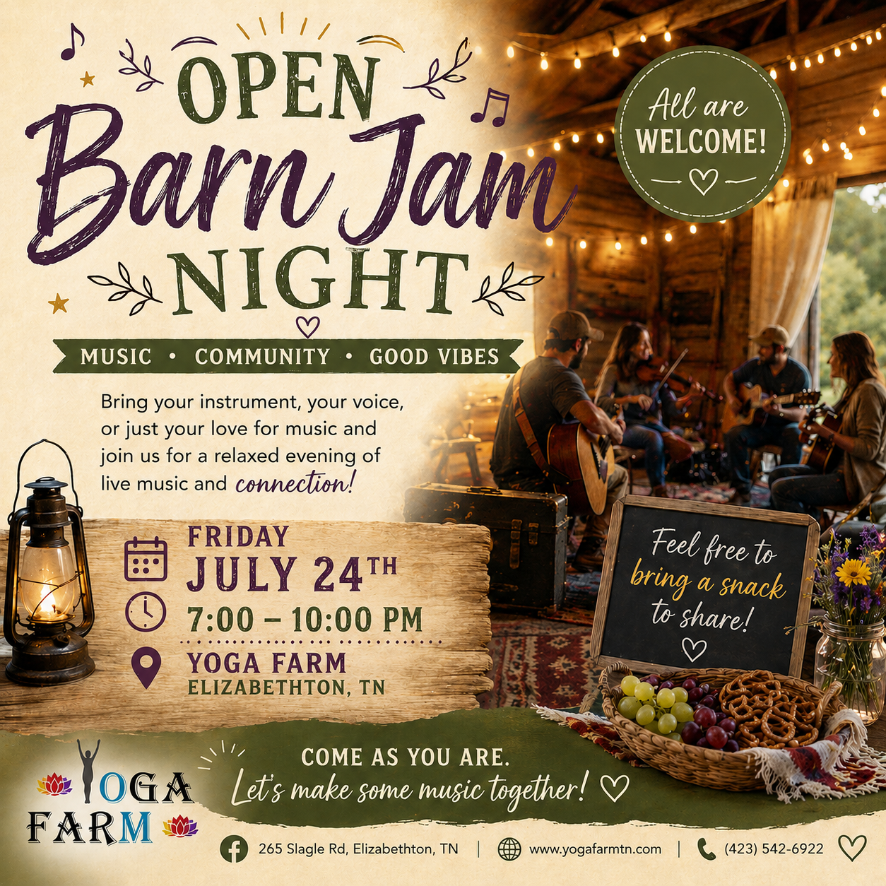 Community Barn Jam 
