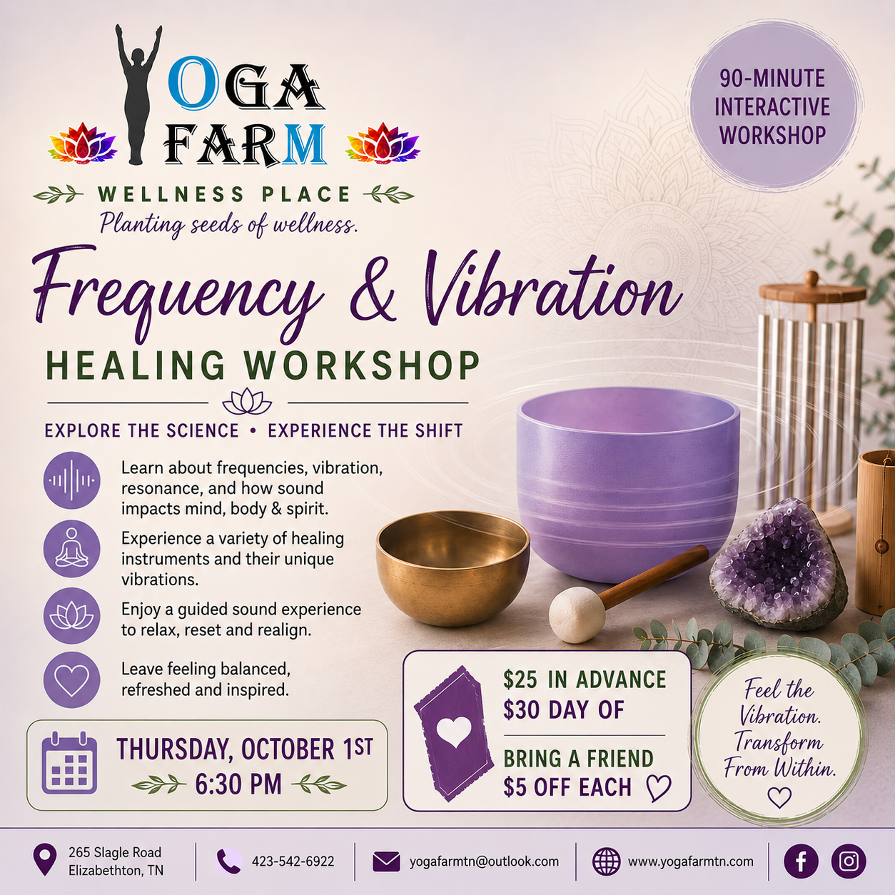 Frequency & Vibrational Healing Workshop