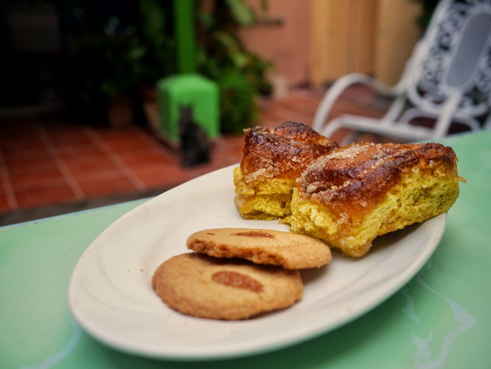 Breakfast at Los Vitrales, Camaguey, Cuba