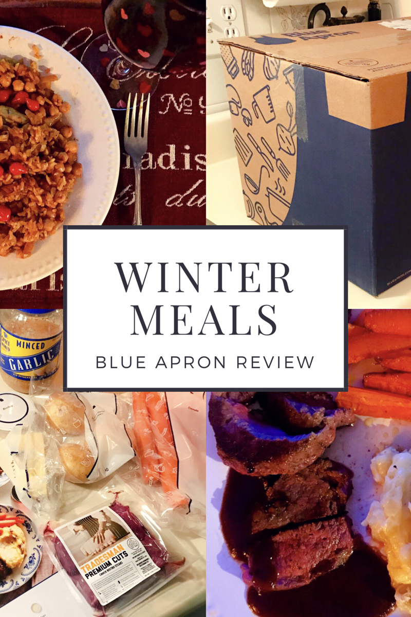 Winter Meals:  Blue Apron Review