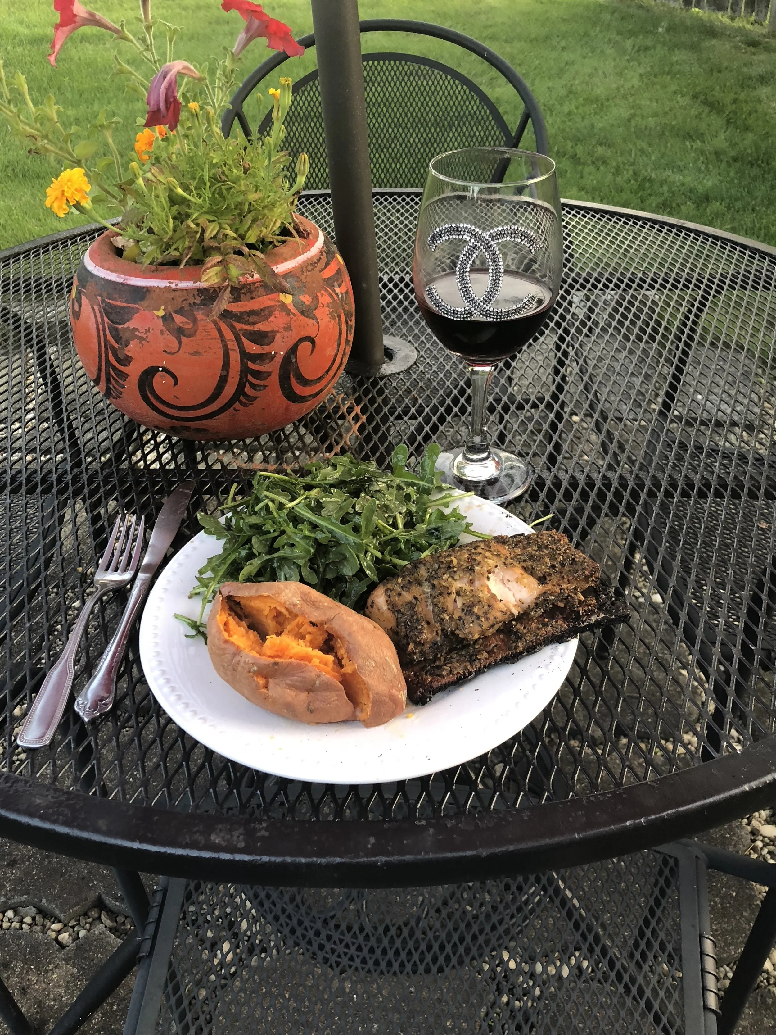 Maplewood and Smoked Pepper Salmon Dinner