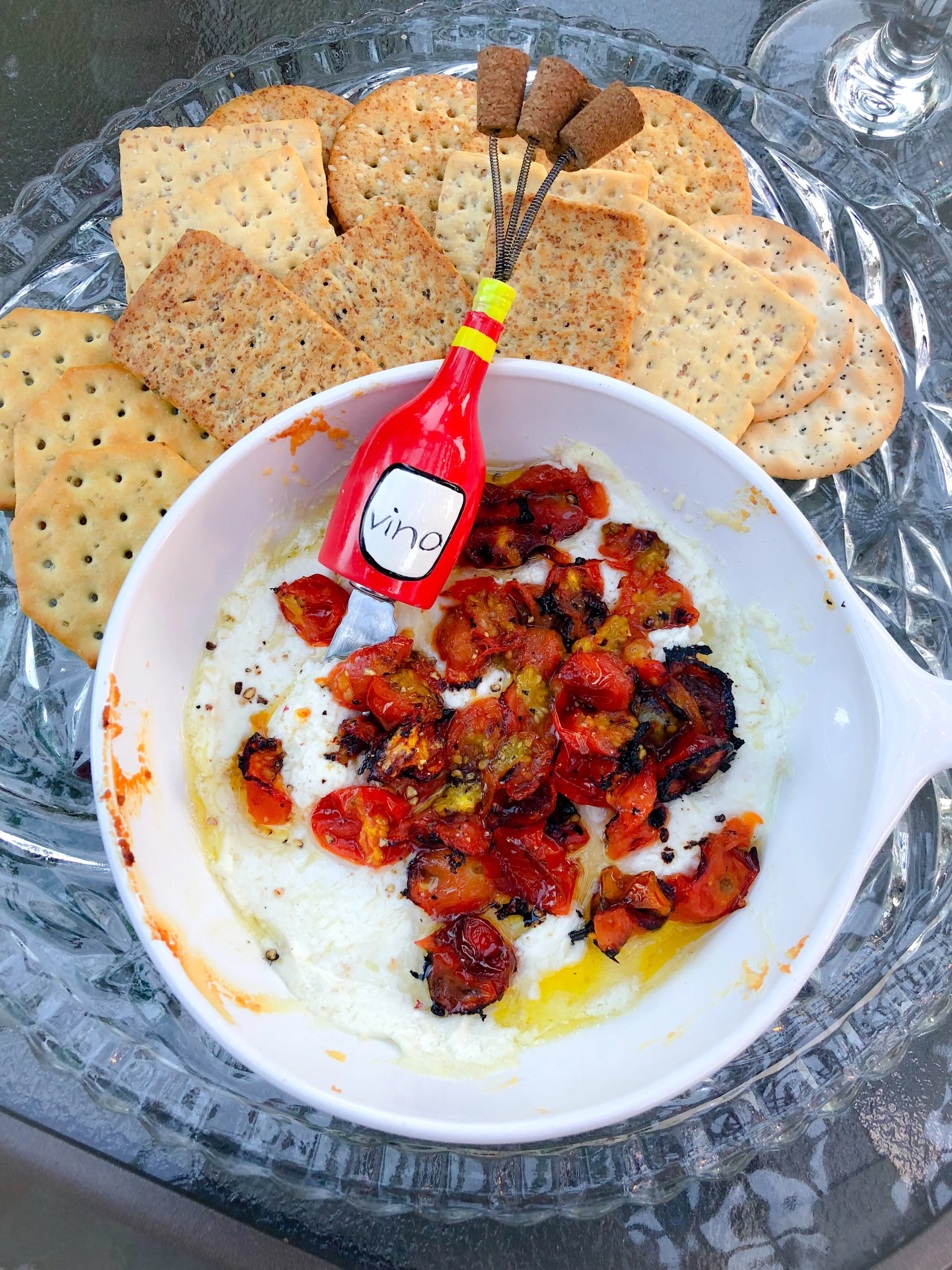 Summer Garden Recipe:  Roasted Tomato and Goat Cheese Dip