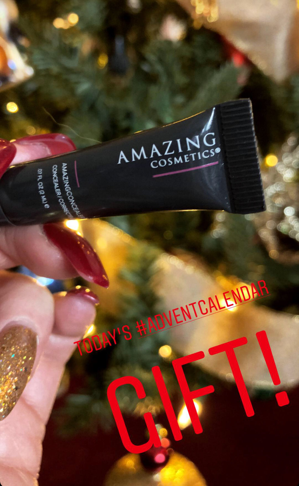 December 2:  Amazing Cosmetics Amazing Concealer