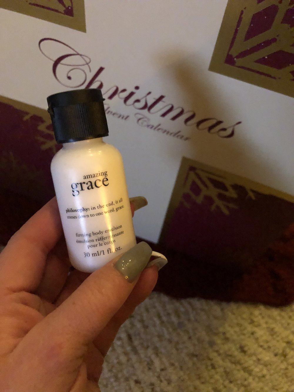 December 5th:  Philosophy Amazing Grace Firming Body Emulsion