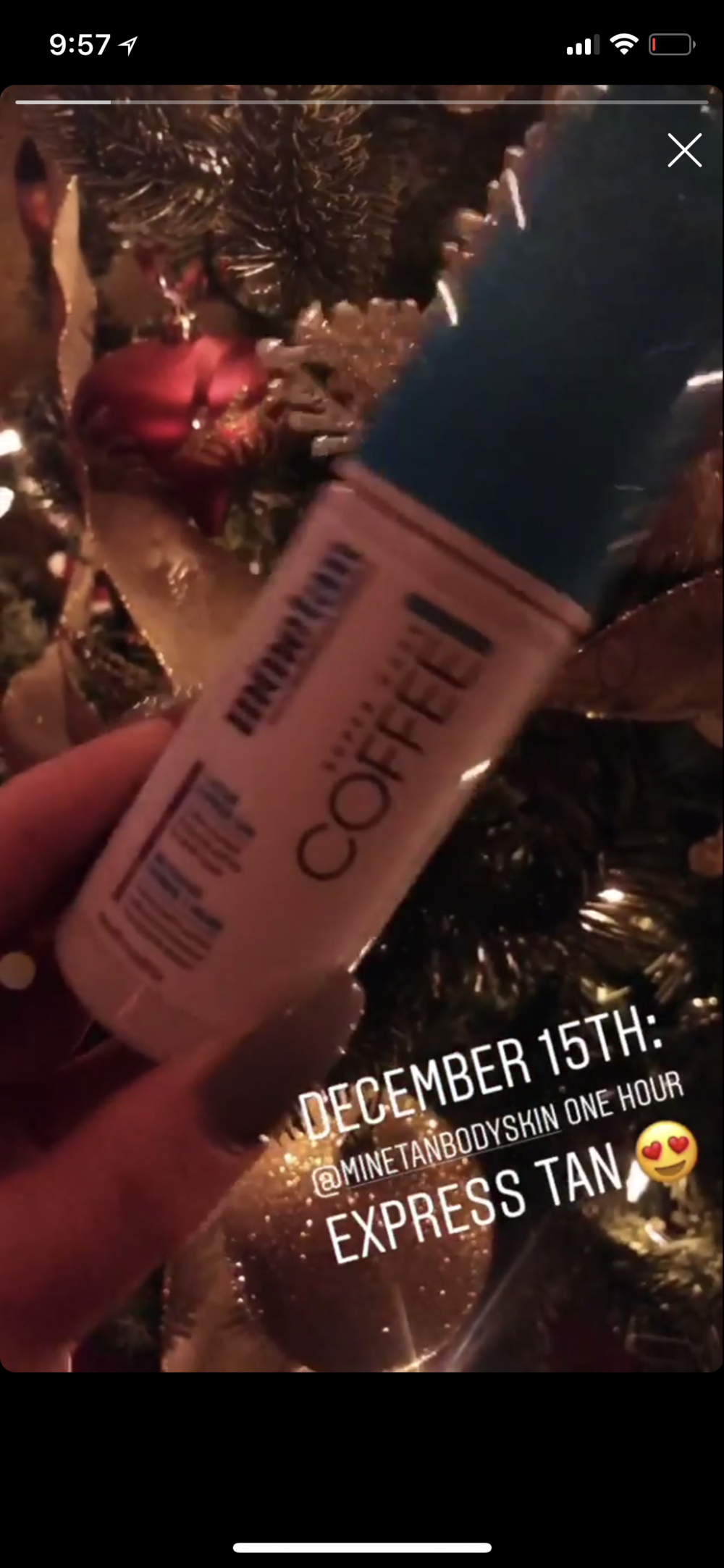 Copy of December 15th:  MineTanBodySkin Instant. Tan