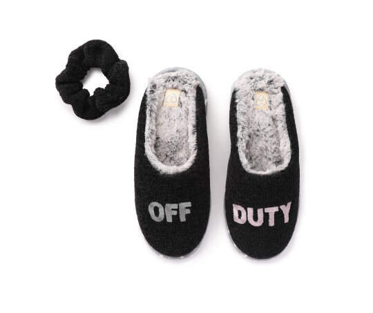 "Off Duty" Cozy Slippers