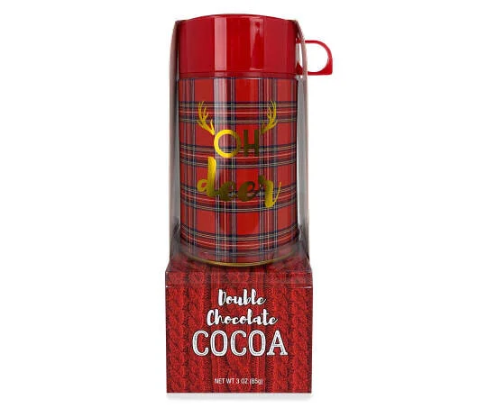Trendy Plaid and Deer Thermos