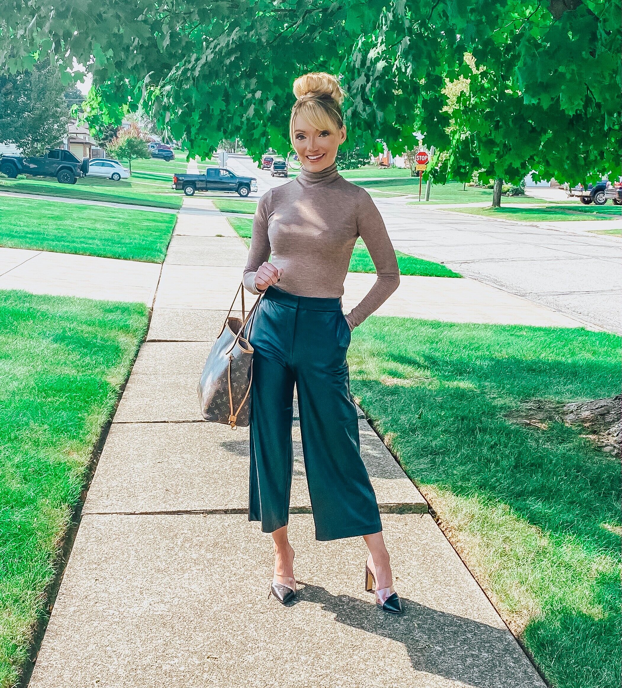 The Faux Leather Fall Fashion Trend with Express — ClevelandFashionista