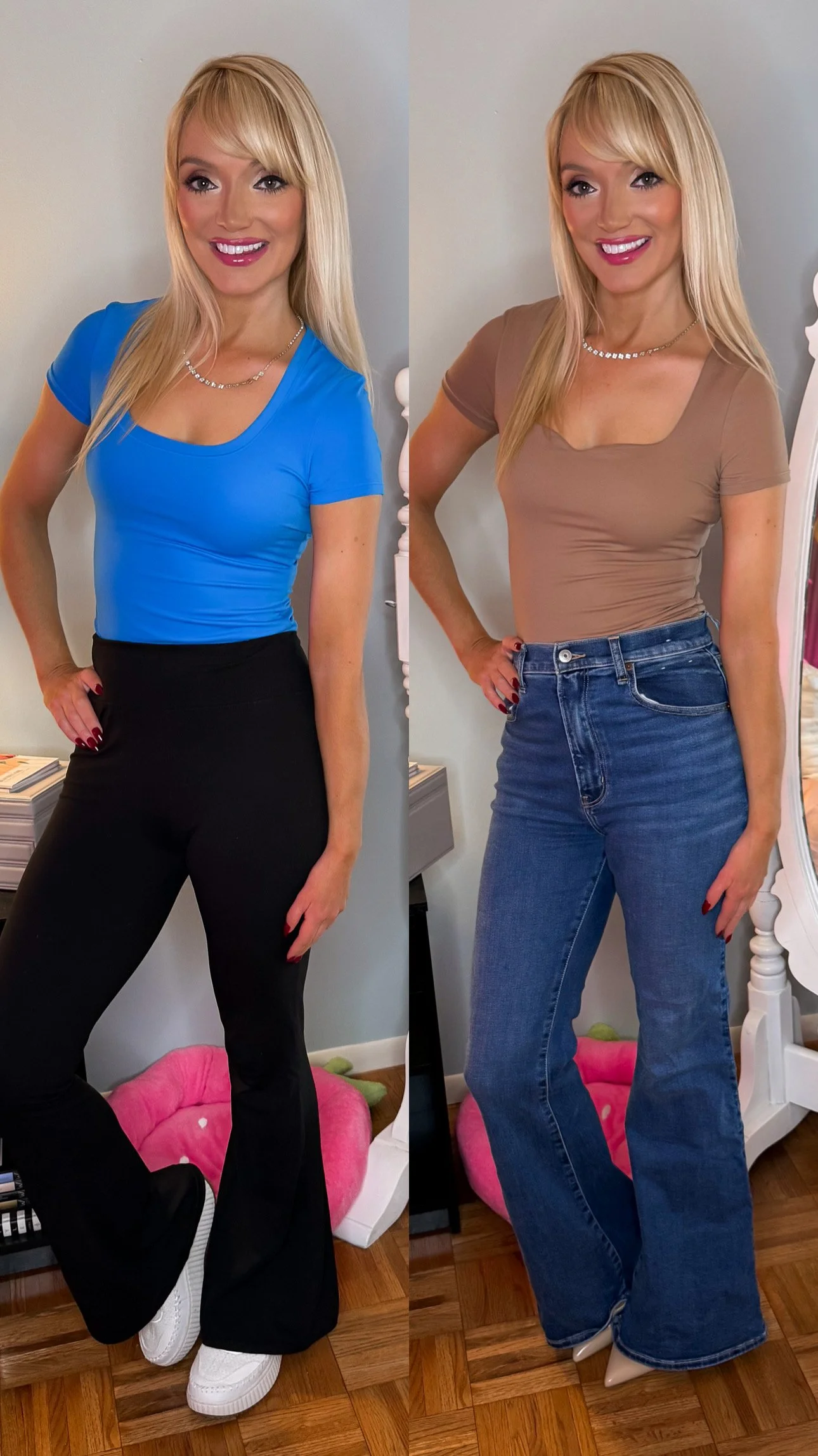Pumiey Scoopneck and Sweetheart Neckline T-Shirt Launch