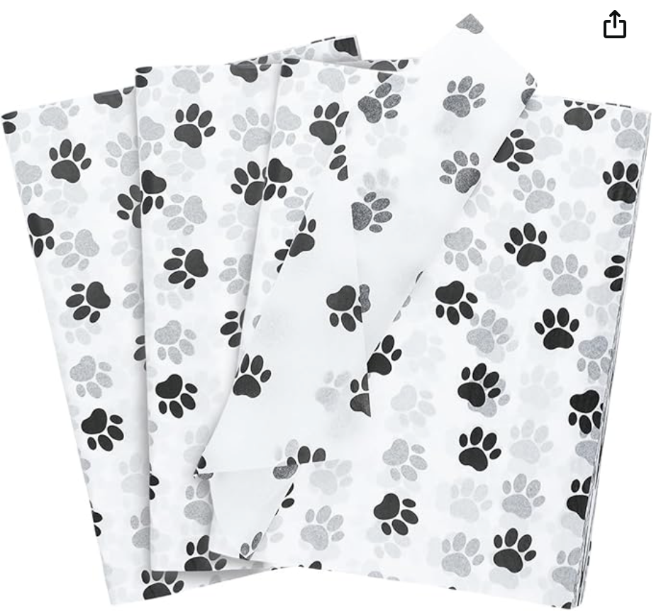 Pawprint Tissue Paper