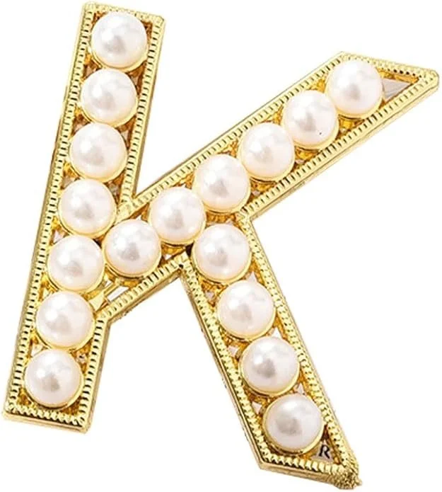 Pearl K Brooch