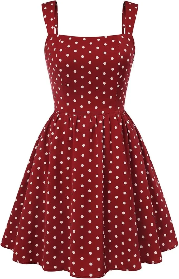 Retro Polka Dot Dress