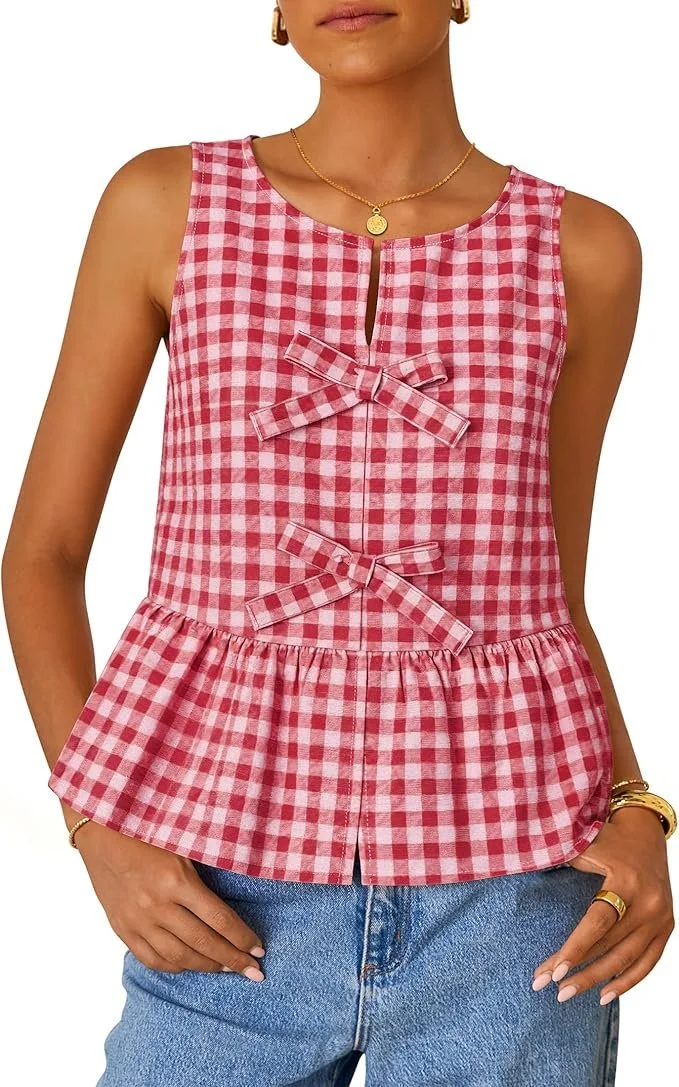 Bow Detail Top