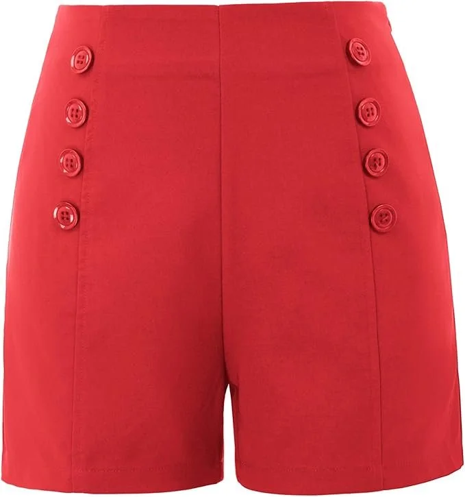 Red Sailor Shorts