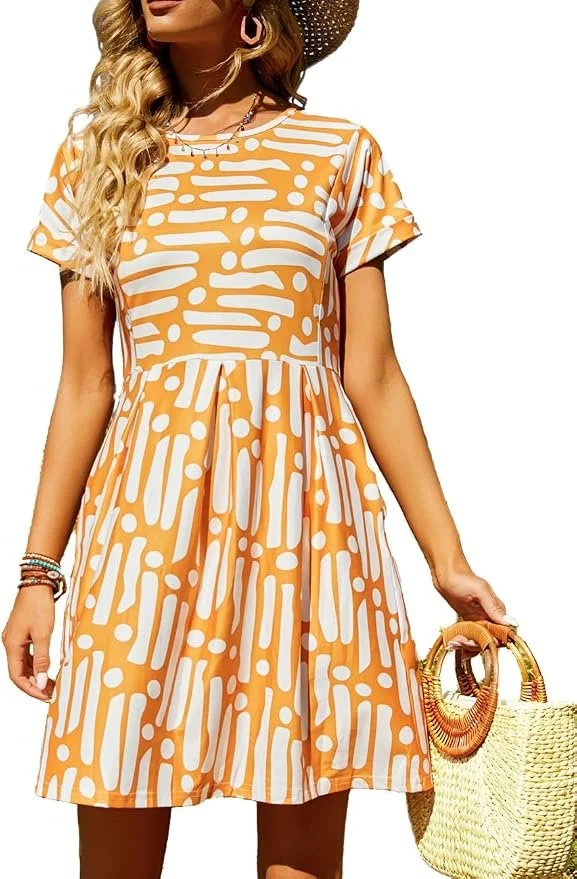 Colorful, Abstract Dress 