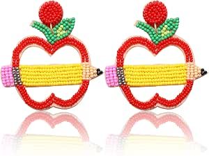 Beaded Statement Earrings