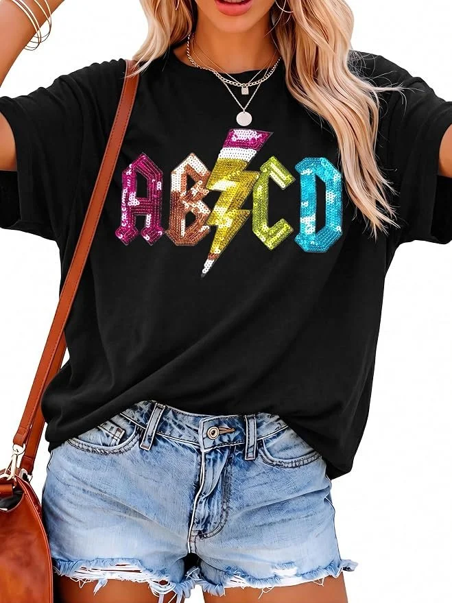 ABCD Sequin T-shirt