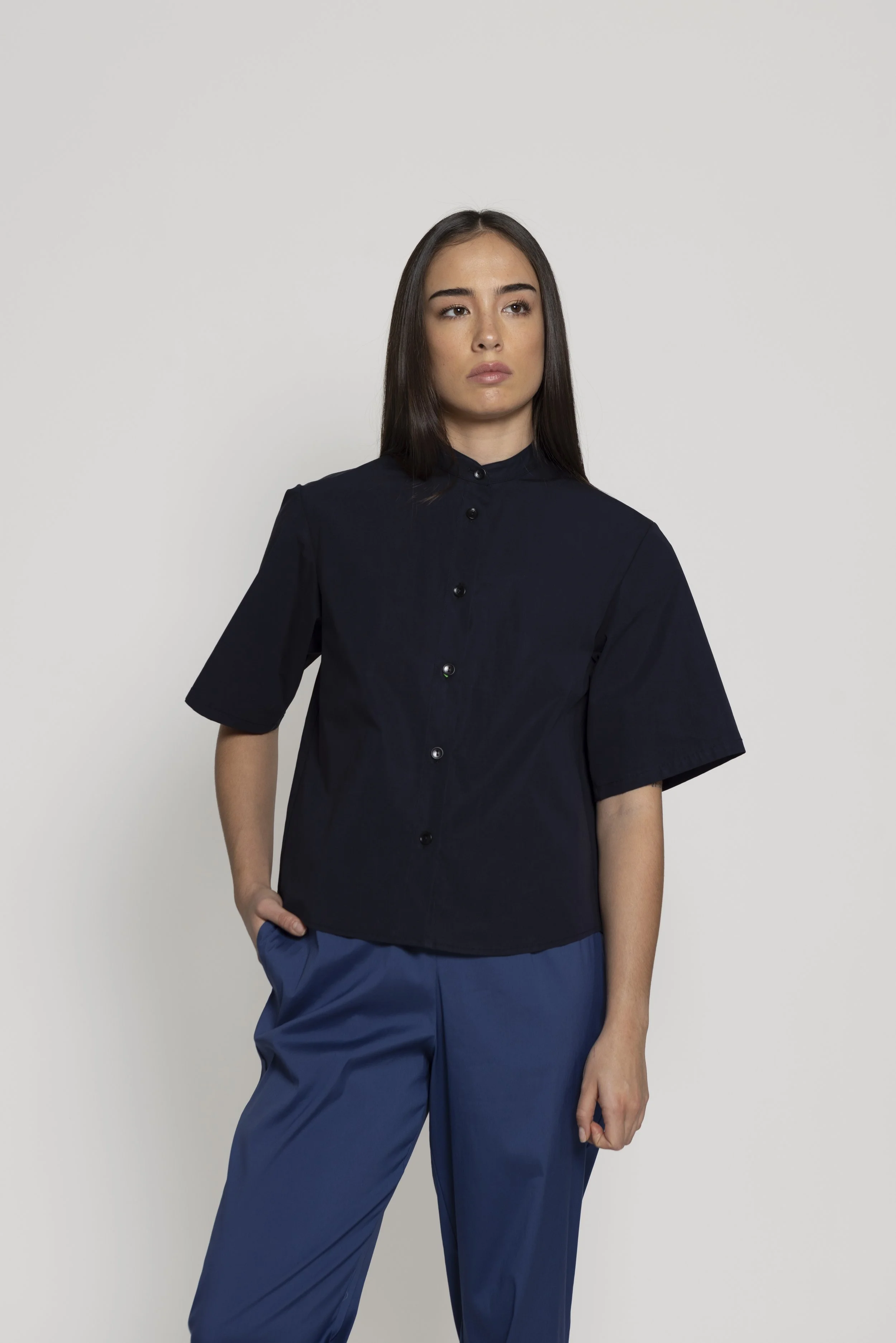 Chemise Alberta Blu Notte