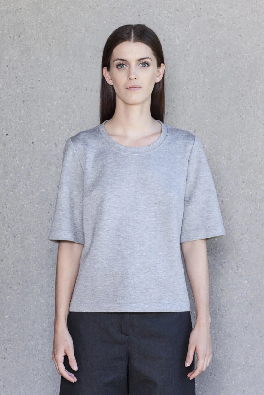 T-shirt Domenica Grigio Mélange