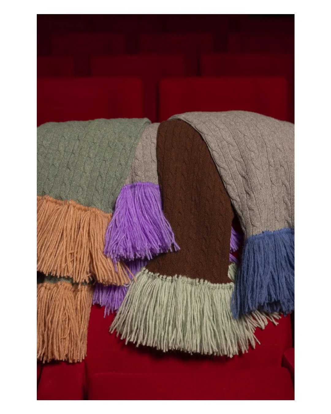 ⁠Hey there! Guess what? The Dora scarves are back!

Check out the Dora Scarves: Celadon/Nude, limited edition of just 3 pieces. And don't miss the Dora Scarves in Brown/Celadon, also a limited run of 3. Plus, we've got the Federica dress in Forest Gr