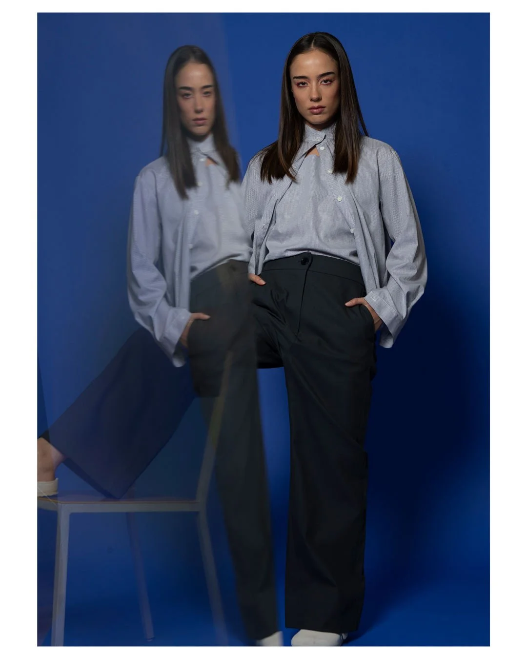 La chemise Altea et le haut Fia en Quadretto B/N port&eacute; avec le pantalon Stella Verde Foresta.⁠
⁠
@blanche.studioshop⁠ &agrave; #B&acirc;le⁠
@boutique_blue_velvet⁠ &agrave; #Vevey⁠
@boutique_mai⁠ &agrave; #Lucerne⁠
@commun.commun &agrave; #Frib