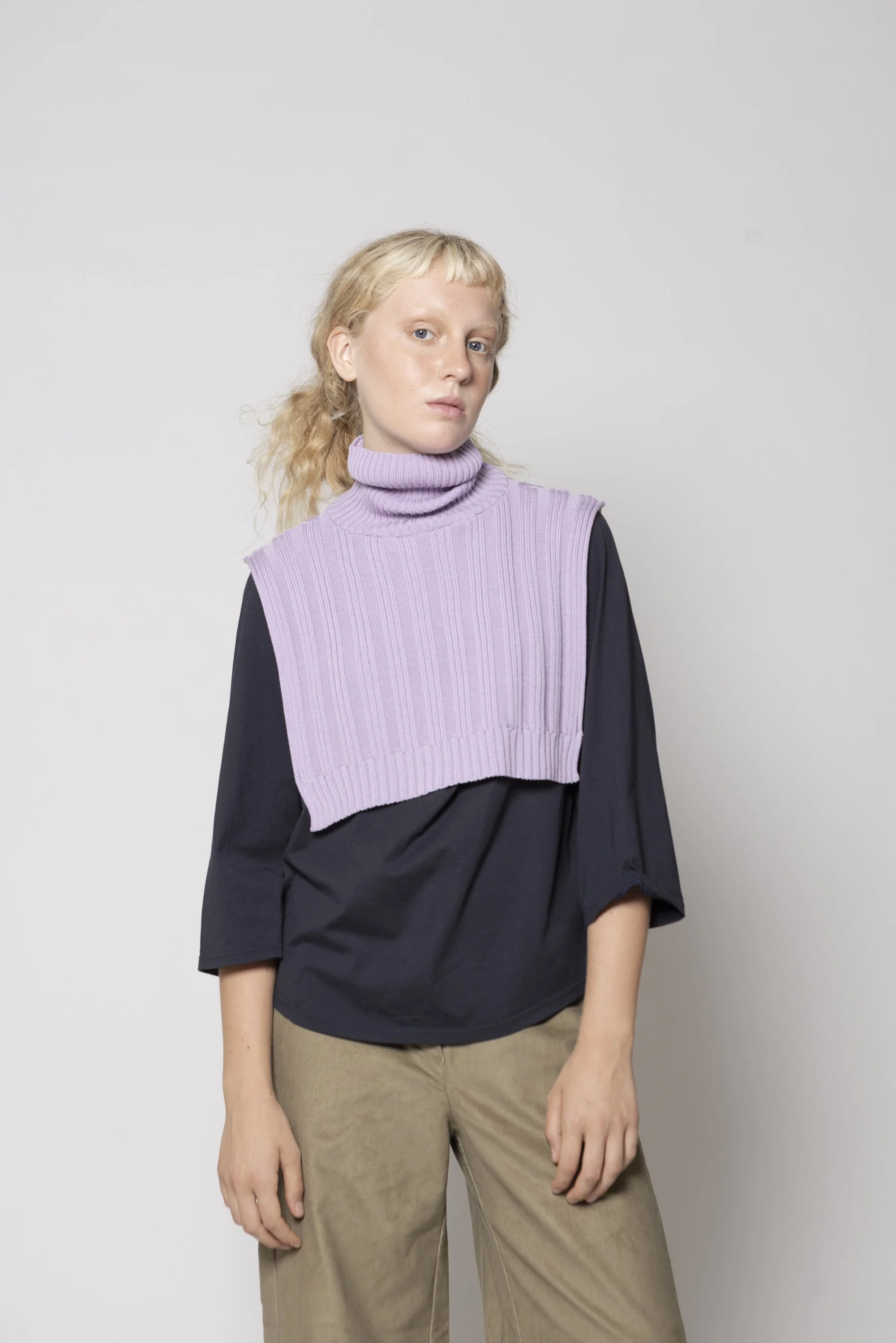 Col plastron Zina Lilla