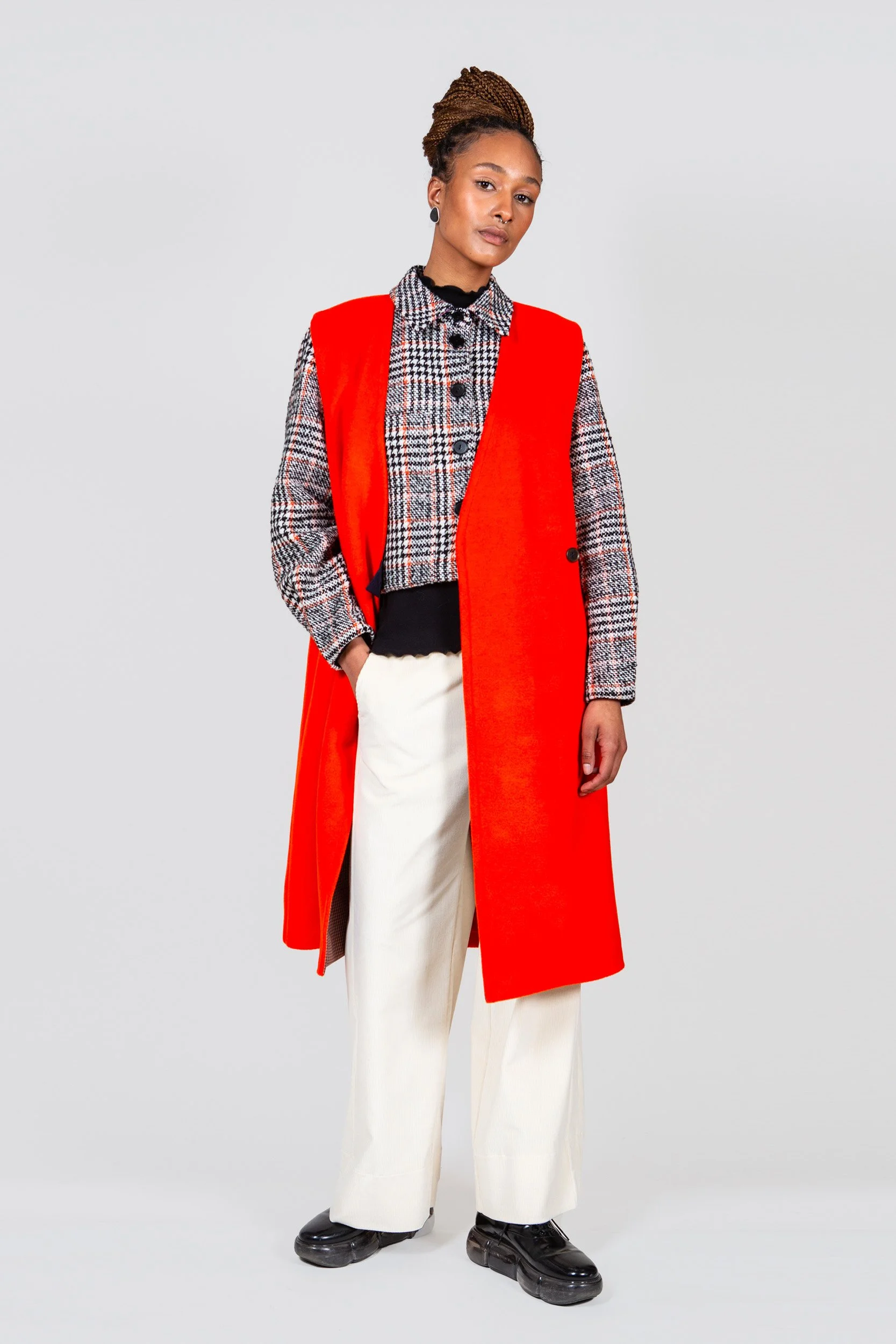 Gilet-manteau Oli Arancio