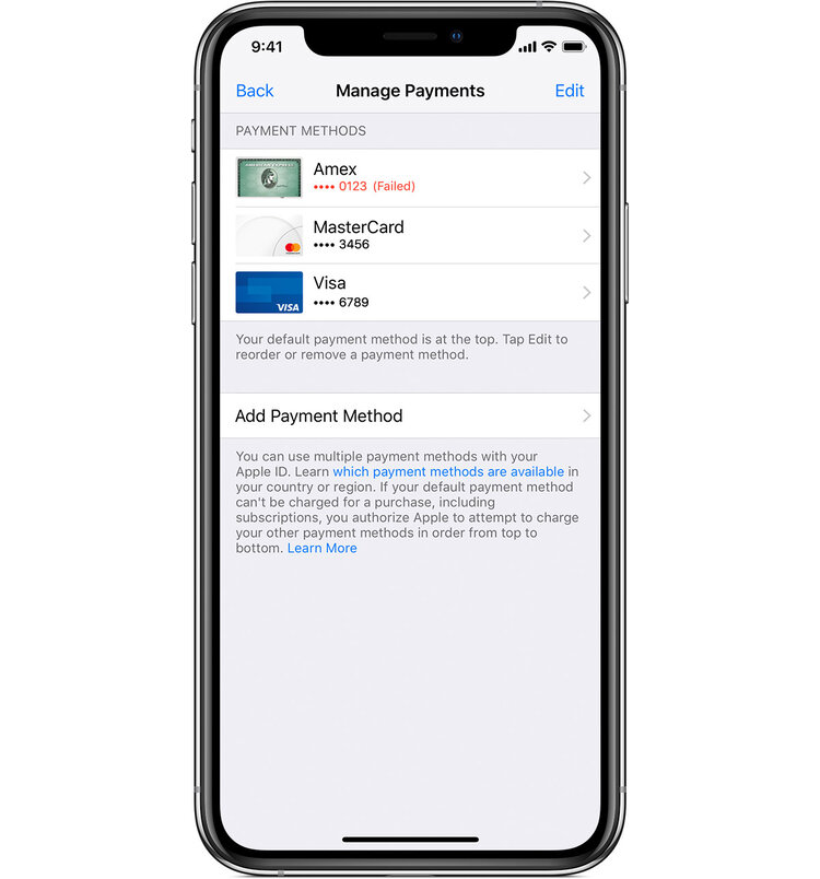 ios12-2-iphone-xs-settings-apple-id-itunes-app-store-view-apple-id-manage-payments-error-failed.jpg