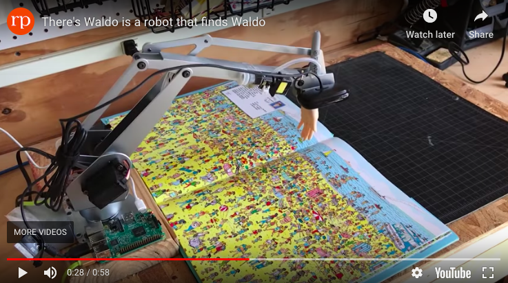 Screen grab from There’s Waldo is a robot that finds Waldo , redpepper, 8 August 2018