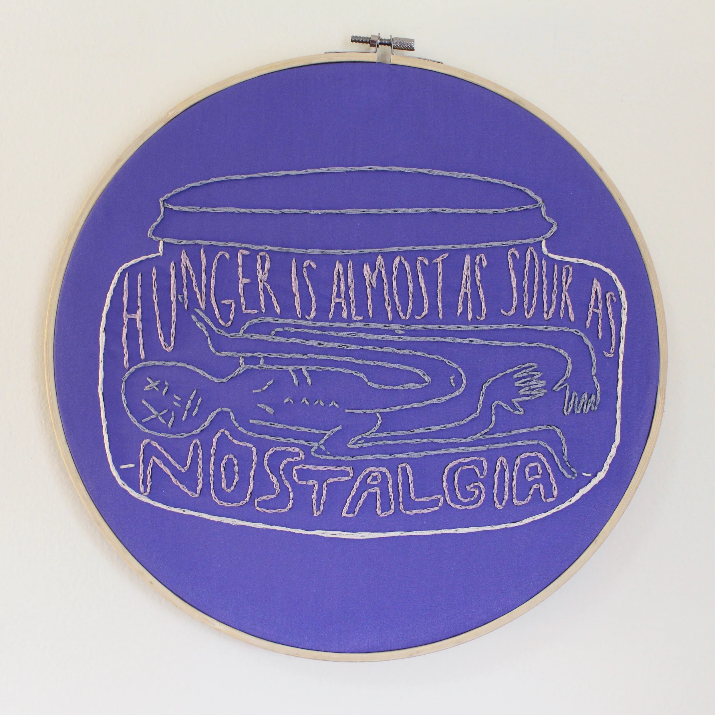 Hunger is almost as sour as nostalgia.