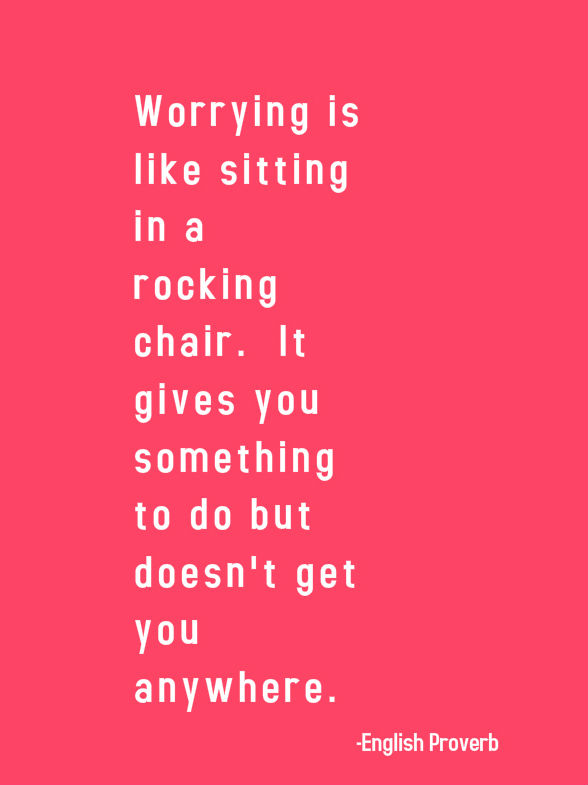 how to worry less