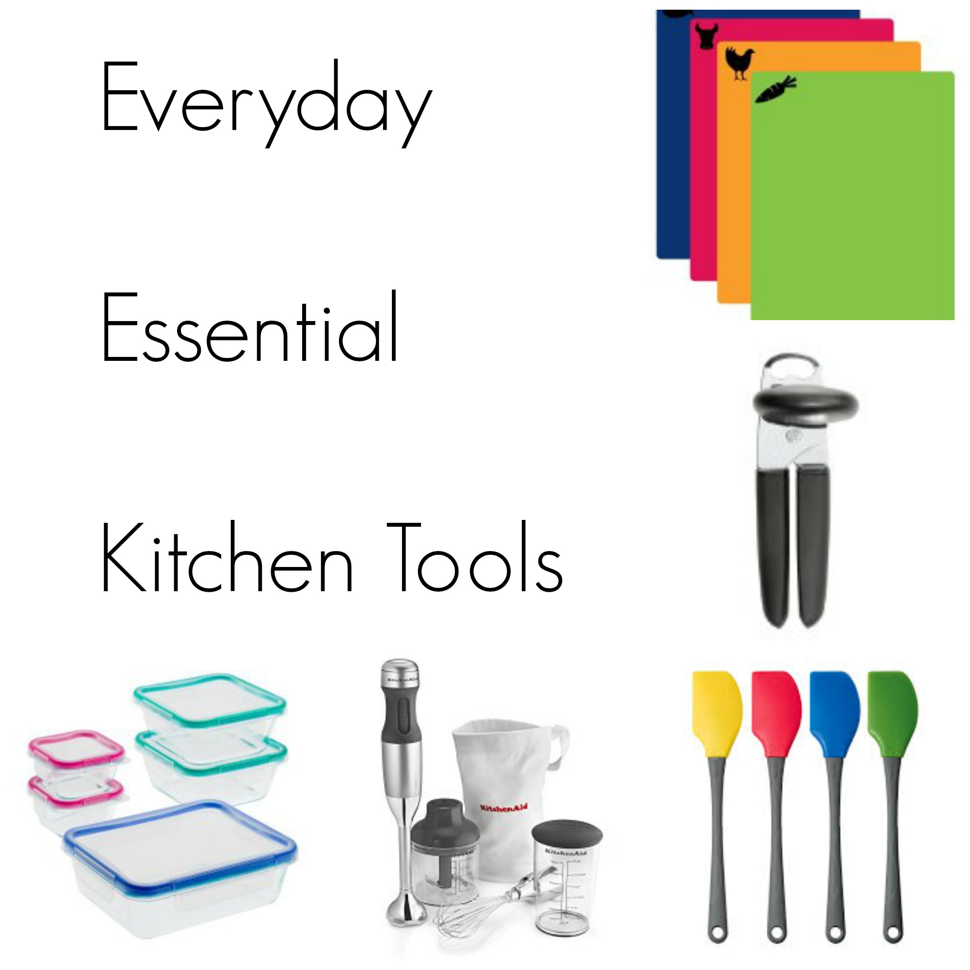 everyday essential kitchen tools