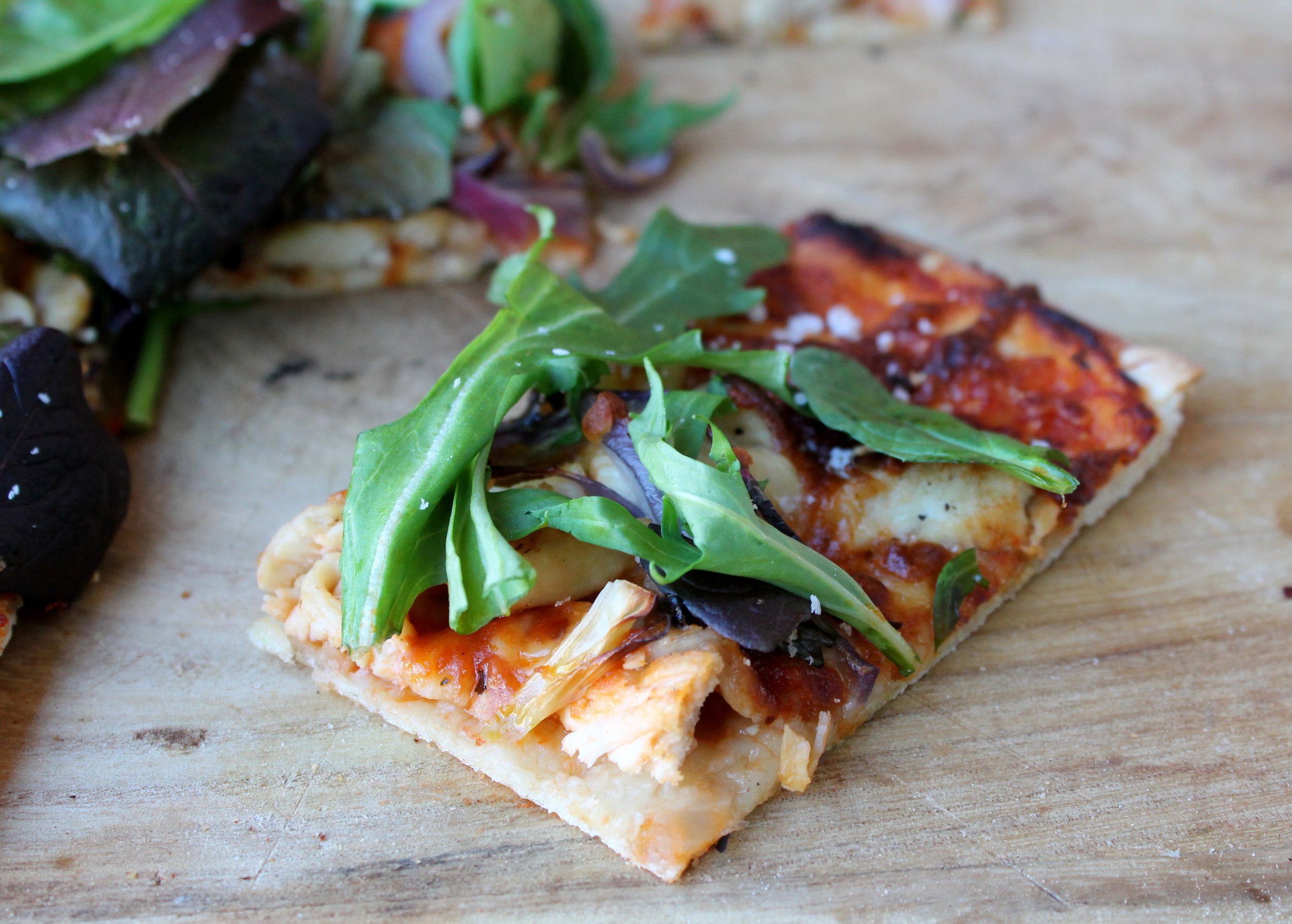 Easy Thin Crust Pizza is a full proof recipe that requires less than an hour to rise. The dough can be pre-made and you can enjoy it with your favorite toppings even on a weeknight.