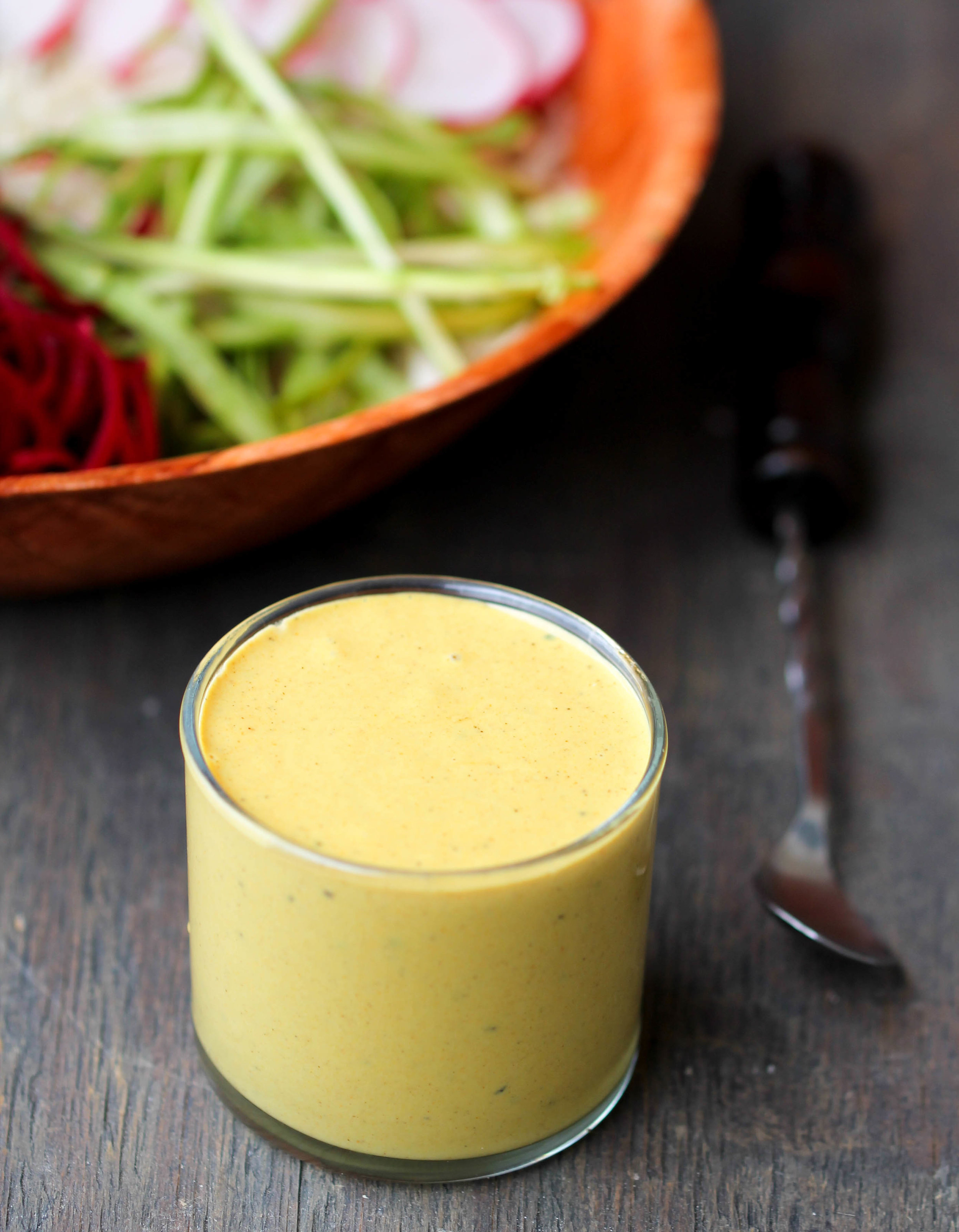 Spring Veggies with Tahini Turmeric Dressing will make eating veggies so much more exciting and adds a nutrition boost into your life with simple, flexible, easy to find ingredients.