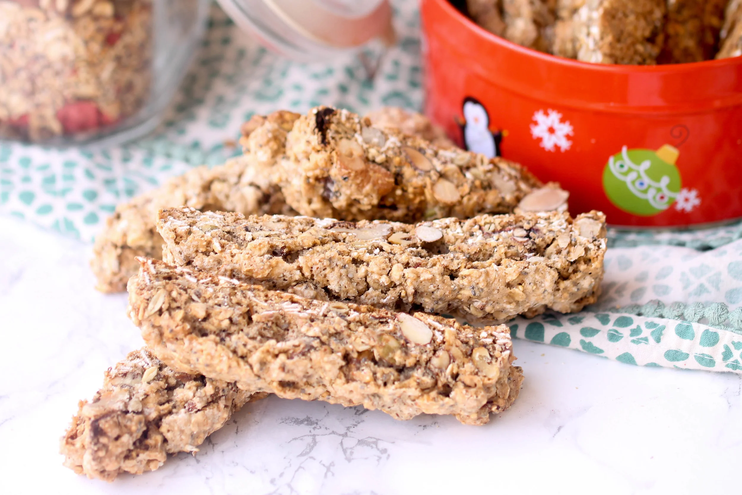 Vegan Muesli Biscotti
