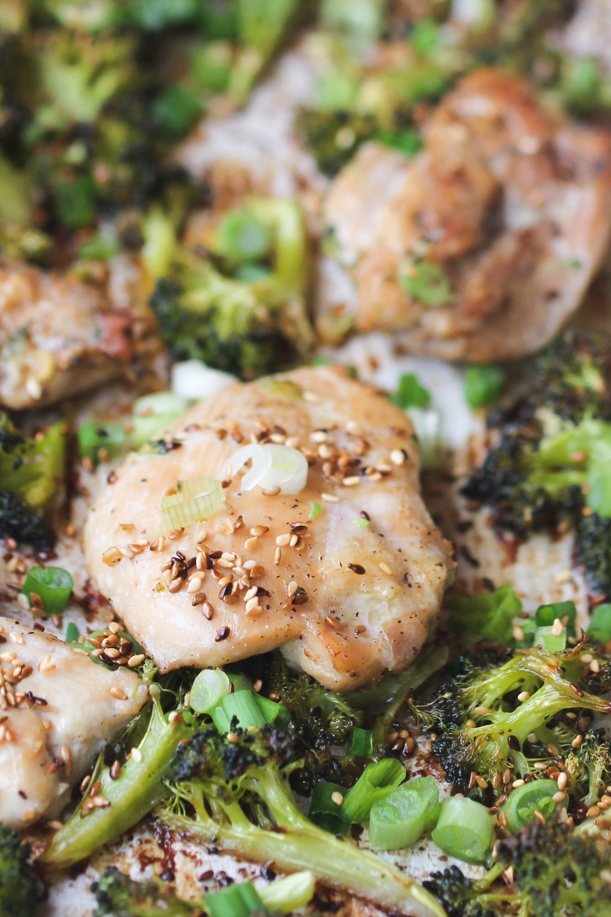Sheet Pan Chicken and Broccoli is a perfect weeknight meal for the whole family. It uses minimal ingredients, little prep time, and requires no cleaning!
