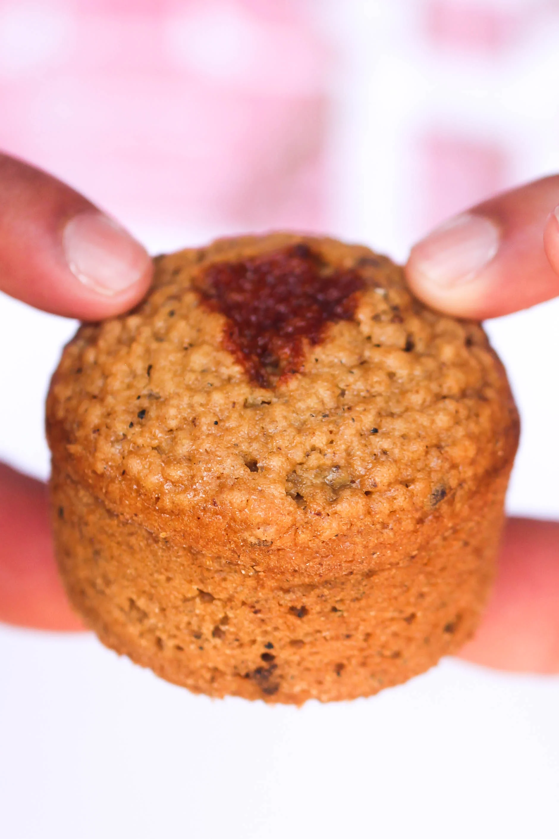 Pistachio Muffins with Cardamom and Rose Jam are perfect for grab n' go breakfast or afternoon snack with your tea or coffee.
