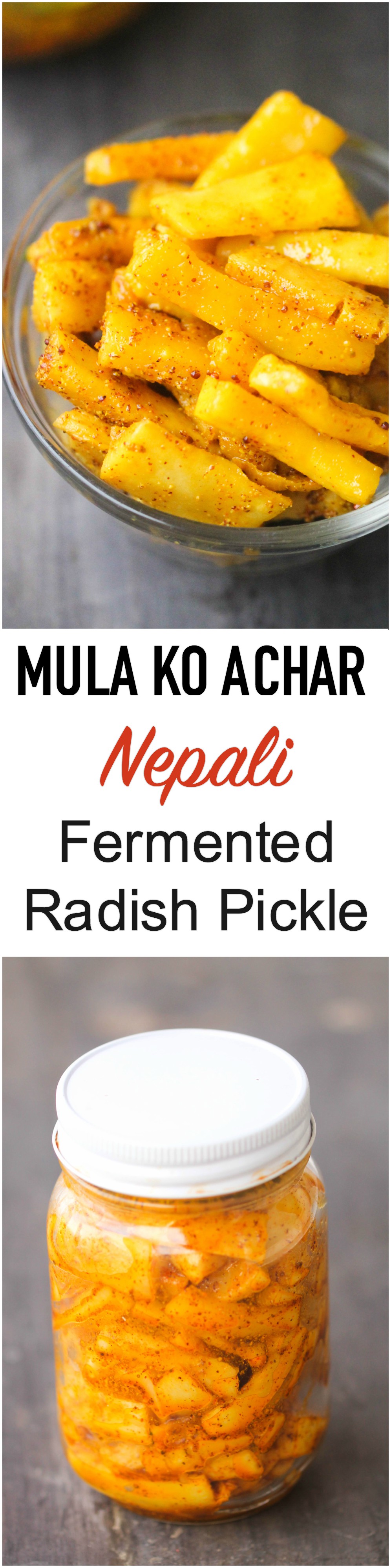 Mula Ko Achar (Nepali Fermented Radish Pickle)