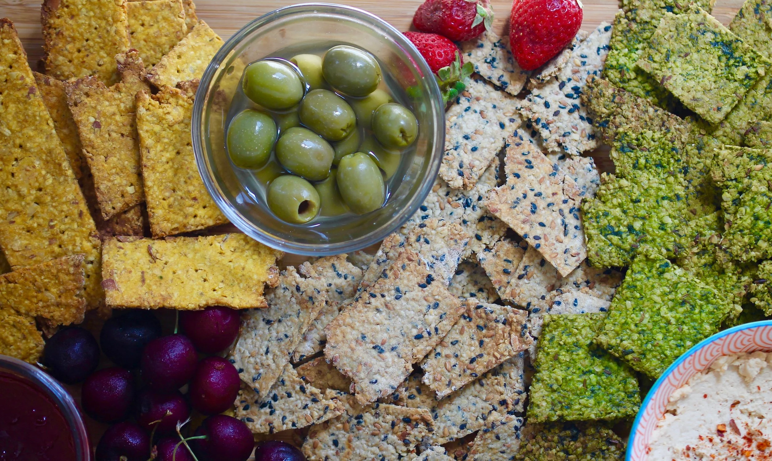 Healthy Homemade Vegan Crackers