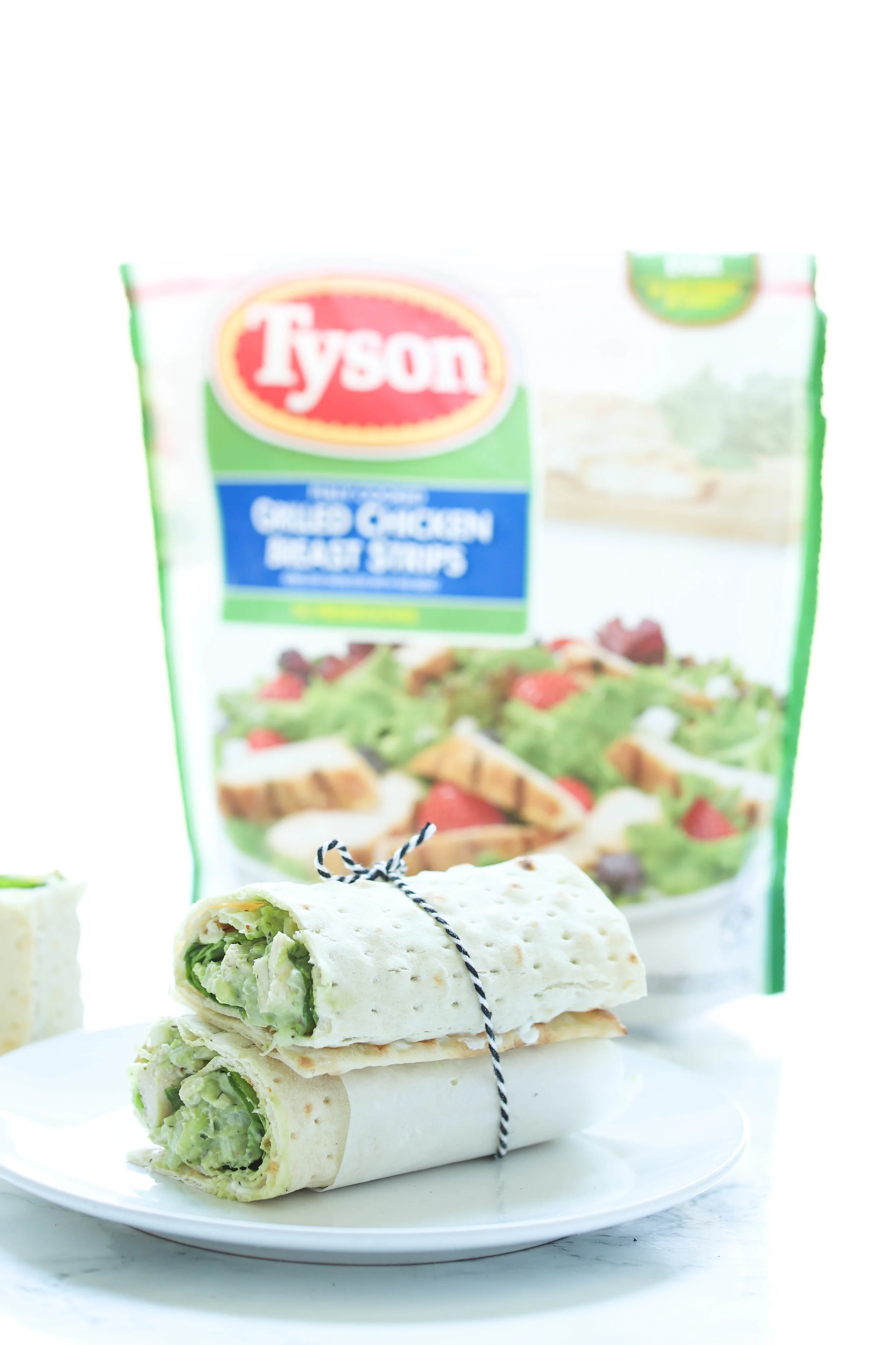 Healthy Chicken Avocado Salad Wrap