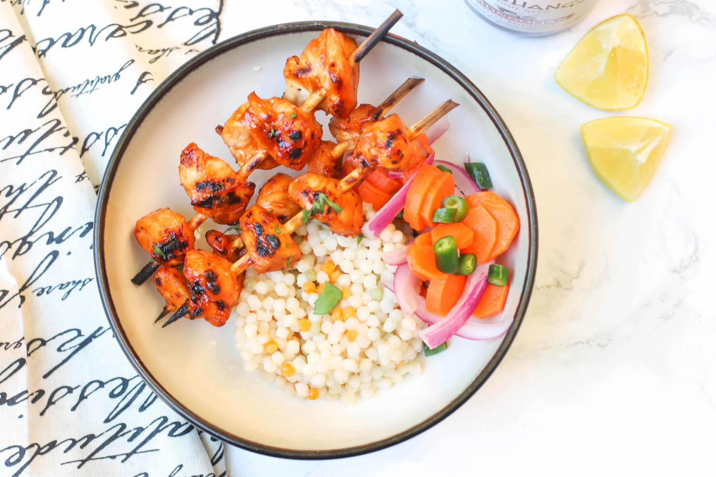 Dinner Mongolian Chicken Satay