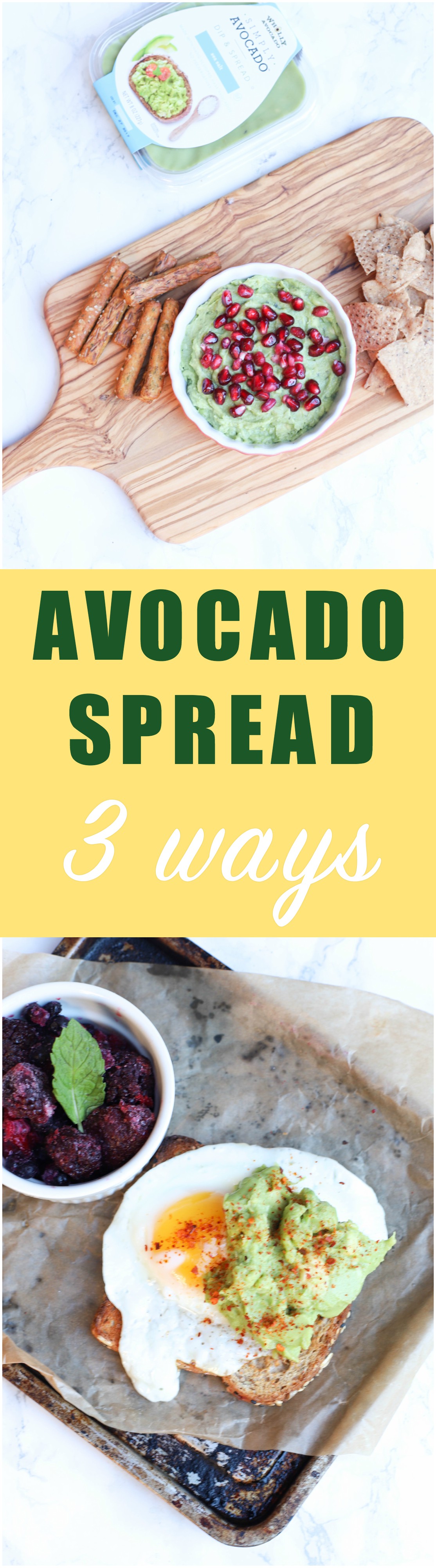 Enjoy Avocado Spread 3 Ways for parties, snacks, and utilizing leftover.