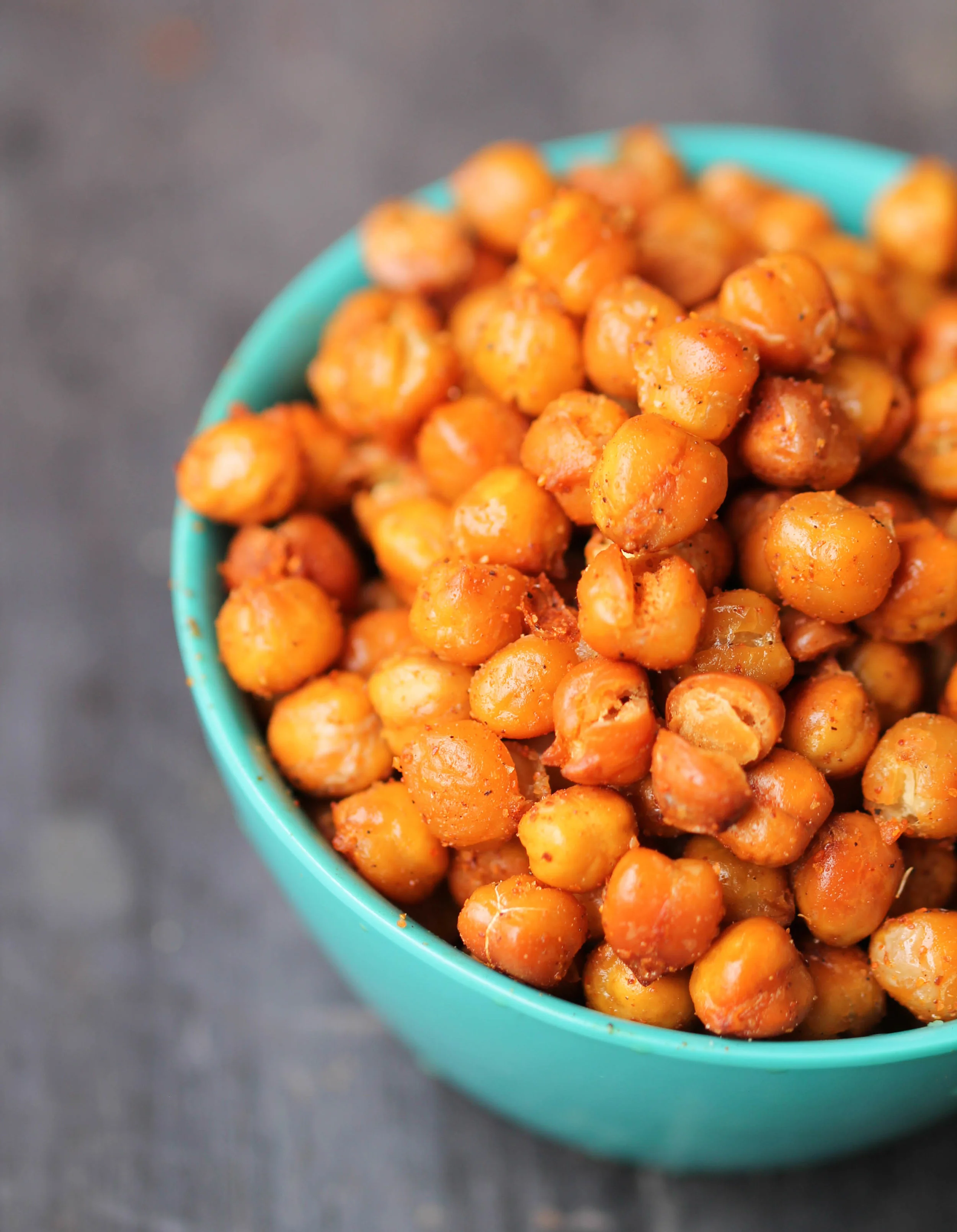 Tandoori Roasted Chickpeas make a crispy, delicious snack in 30 minutes! They are vegan, gluten-free, and very flexible with seasonings.