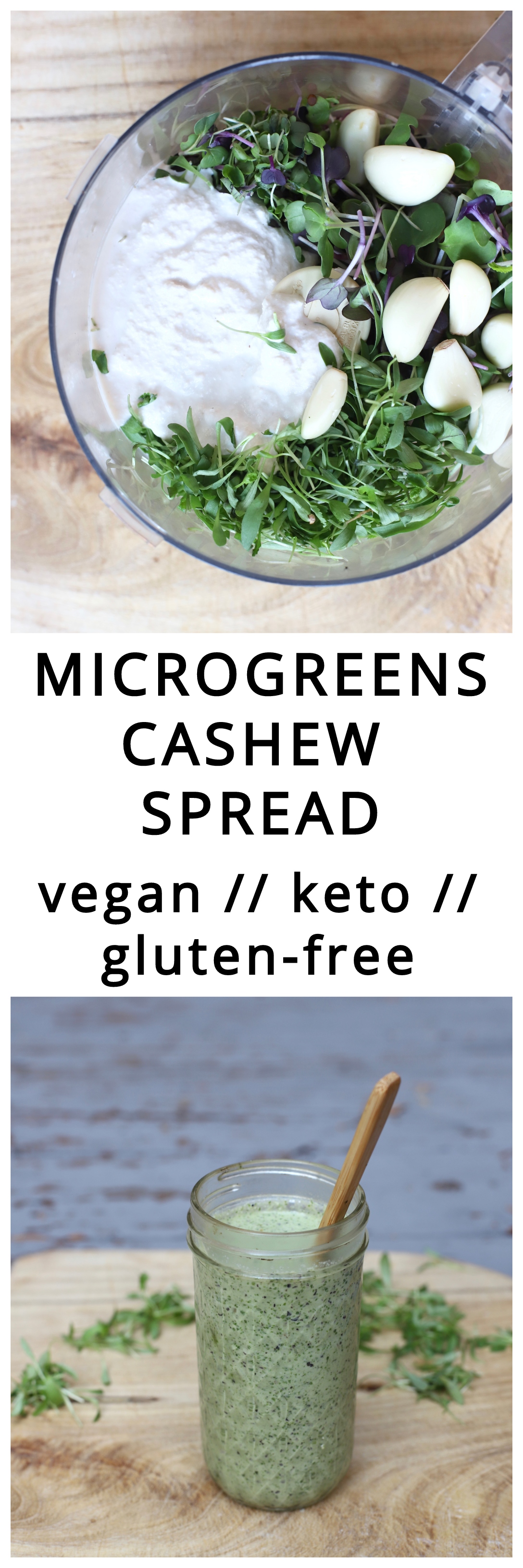 Microgreens Cashew Spread